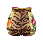 Dolce & Gabbana Multicolor Floral High Waist Hot Pants Shorts PAN74926-40