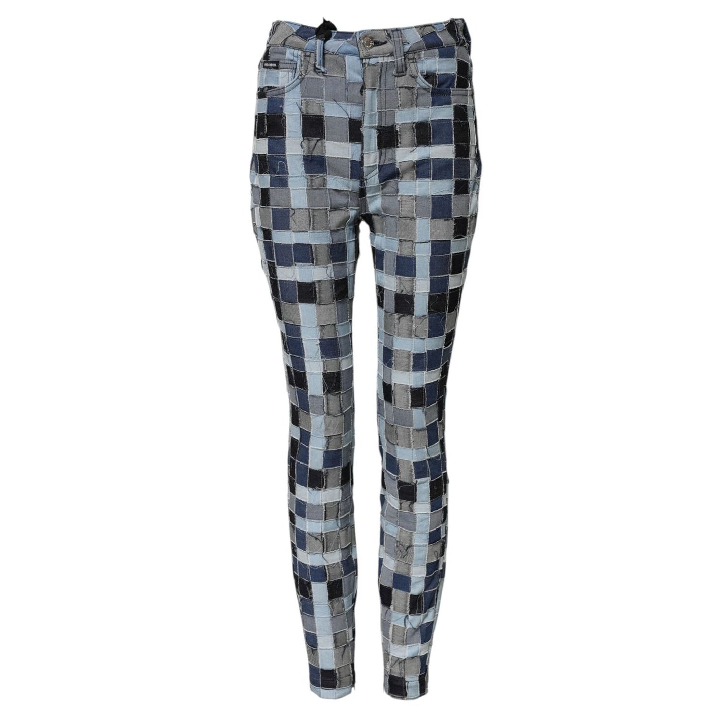 Dolce & Gabbana Multicolor Patchwork Skinny Denim Jeans PAN74598-40