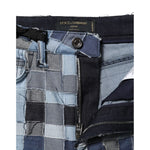 Dolce & Gabbana Multicolor Patchwork Skinny Denim Jeans PAN74598-40