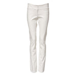 Dolce & Gabbana White Polyurethane High Waist Tapered Pants PAN74938-40