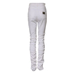 Dolce & Gabbana White Tattered Cotton High Waist Denim Jeans PAN74958-40