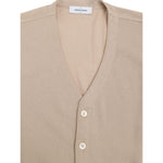 Gran Sasso Beige Cotton Sleveless Jacket GR-9472672-IT50 | L