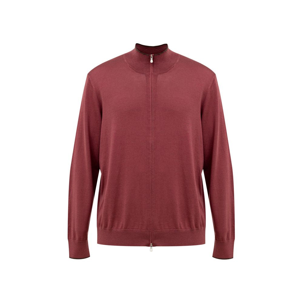 Gran Sasso Red Silk T-Shirt GR-9466665-IT50 | L
