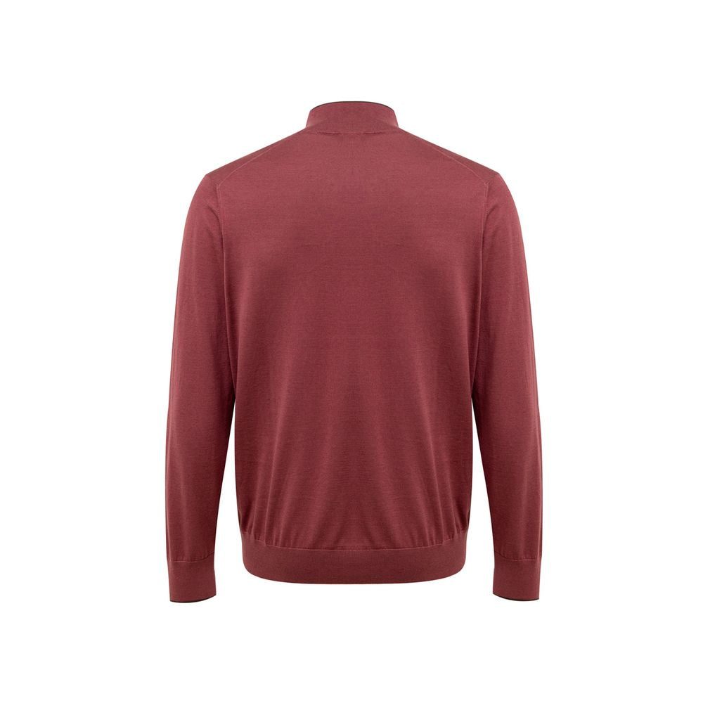 Gran Sasso Red Silk T-Shirt GR-9466665-IT50 | L