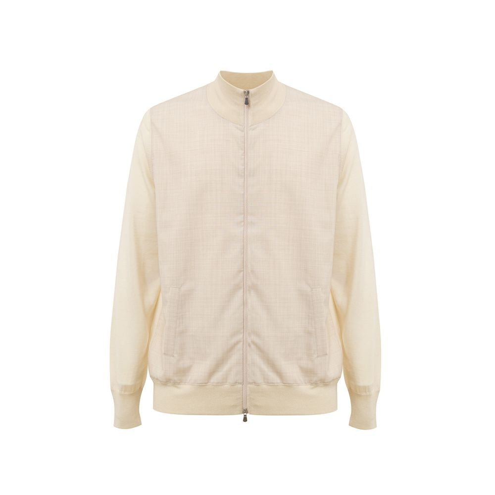 Gran Sasso Beige Wool T-Shirt GR-9498672-IT50 | L