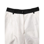 Dolce & Gabbana White High Waist Straight Dress Trouser Pants PAN75528-40
