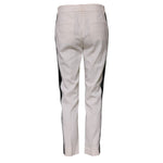Dolce & Gabbana White Wool Mid Waist Tapered Trouser Pants PAN75572-38