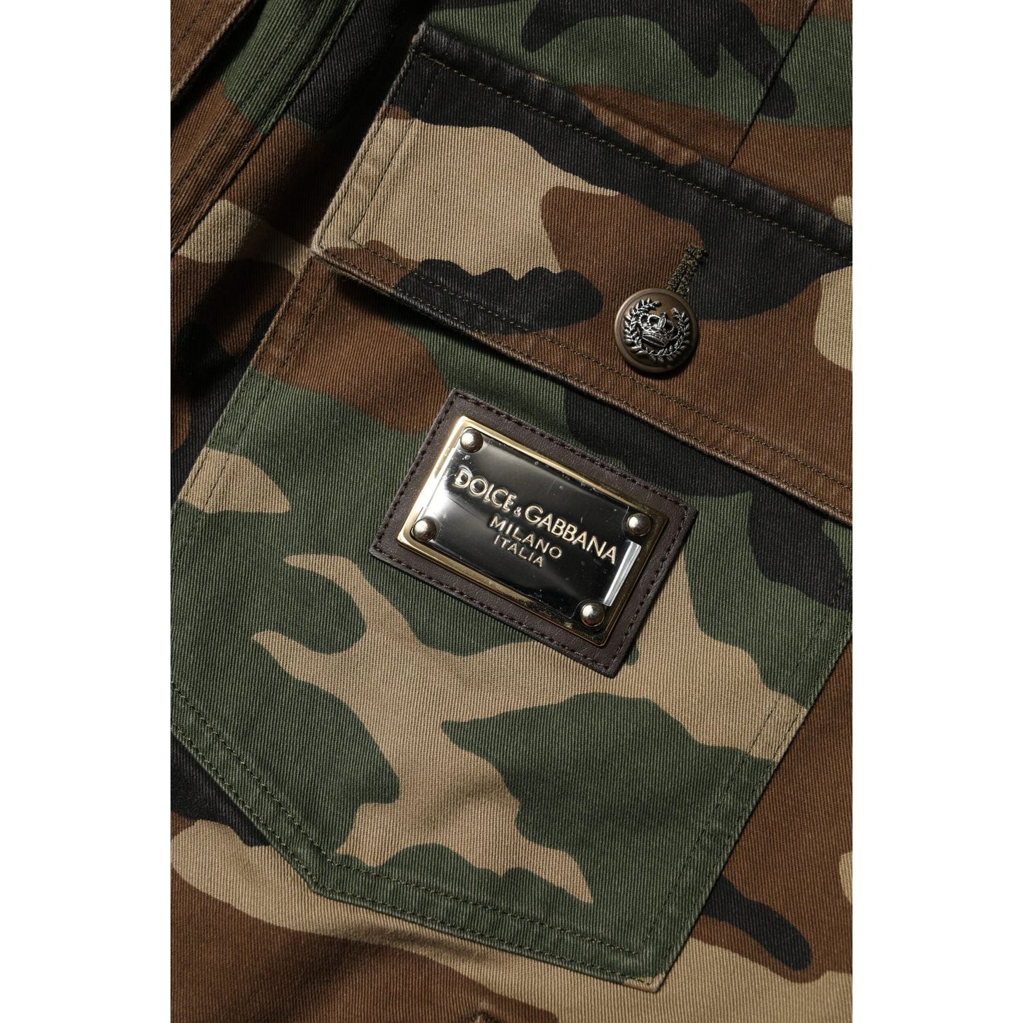 Dolce & Gabbana Multicolor Camouflage Cargo Pants PAN75977-36