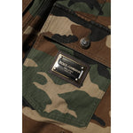 Dolce & Gabbana Multicolor Camouflage Cargo Pants PAN75977-36
