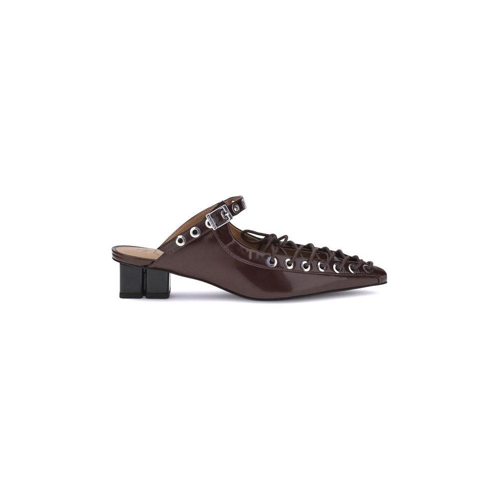 Ganni Oleatex laced Mules GA-S3039730-EU36/US6