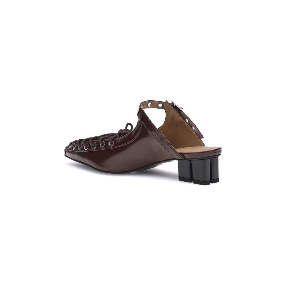 Ganni Oleatex laced Mules GA-S3039730-EU36/US6