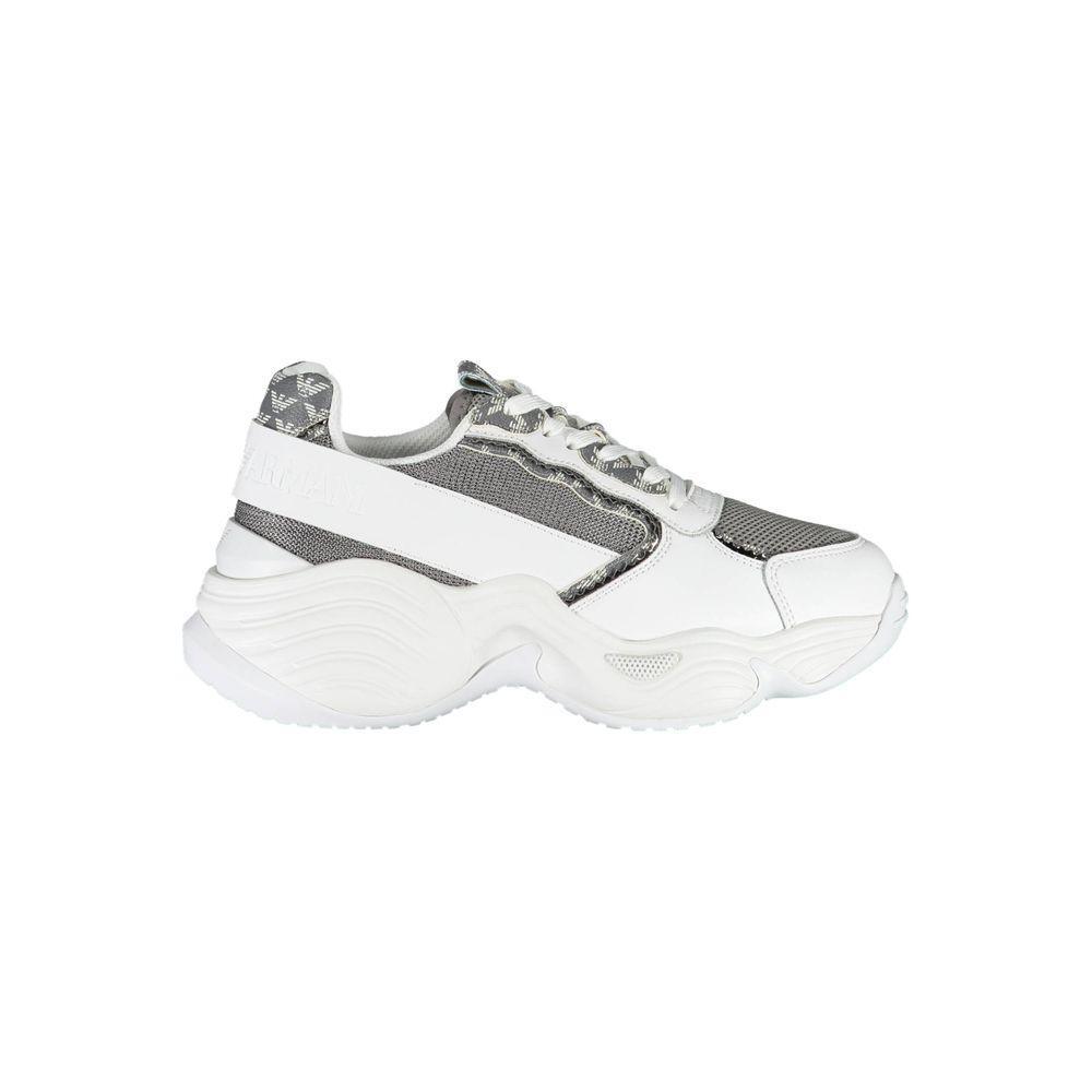 Emporio Armani White Polyester Sneaker EM-4278-EU35/US5