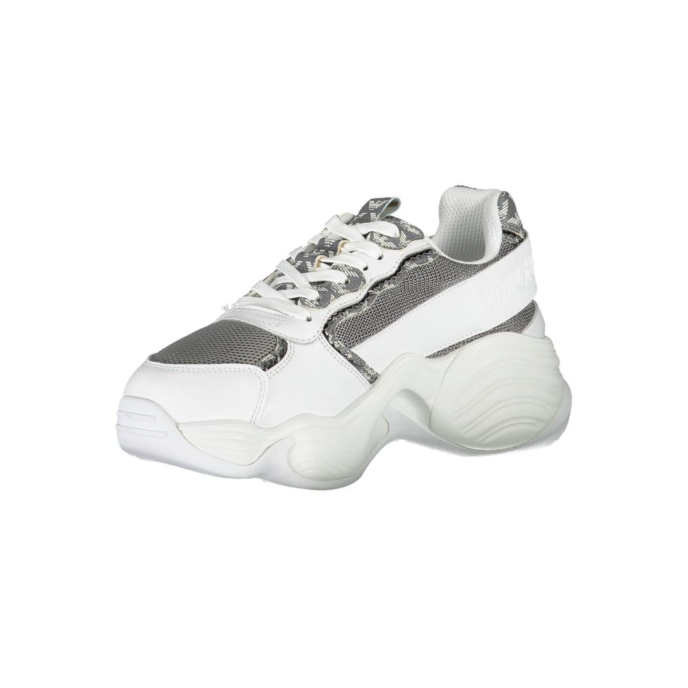 Emporio Armani White Polyester Sneaker