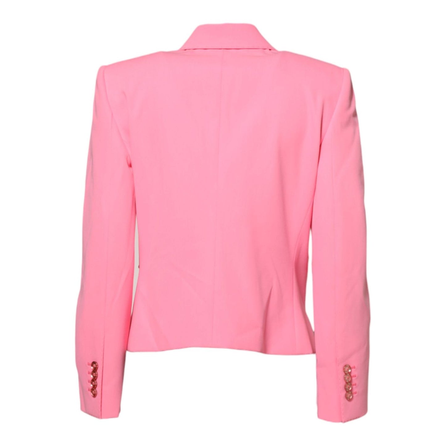 Dolce & Gabbana Pink Double Breasted Women Coat Jacket JKT4178-38