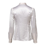 Dolce & Gabbana White Ascot Collar Long Sleeve Blouse Top TSH86553-36