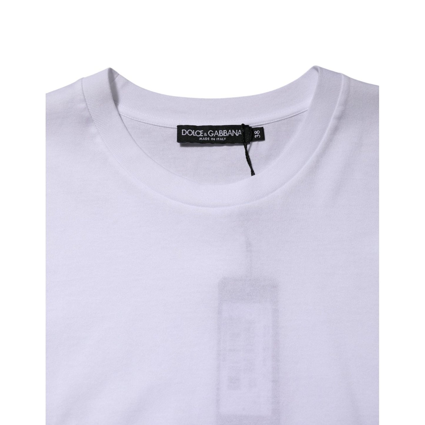 Dolce & Gabbana White Cotton Sleeveless Women Tank T-shirt TSH86621-38
