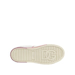 Dolce & Gabbana White Leather DG Logo Low Top Sneakers Shoes LA12623-41