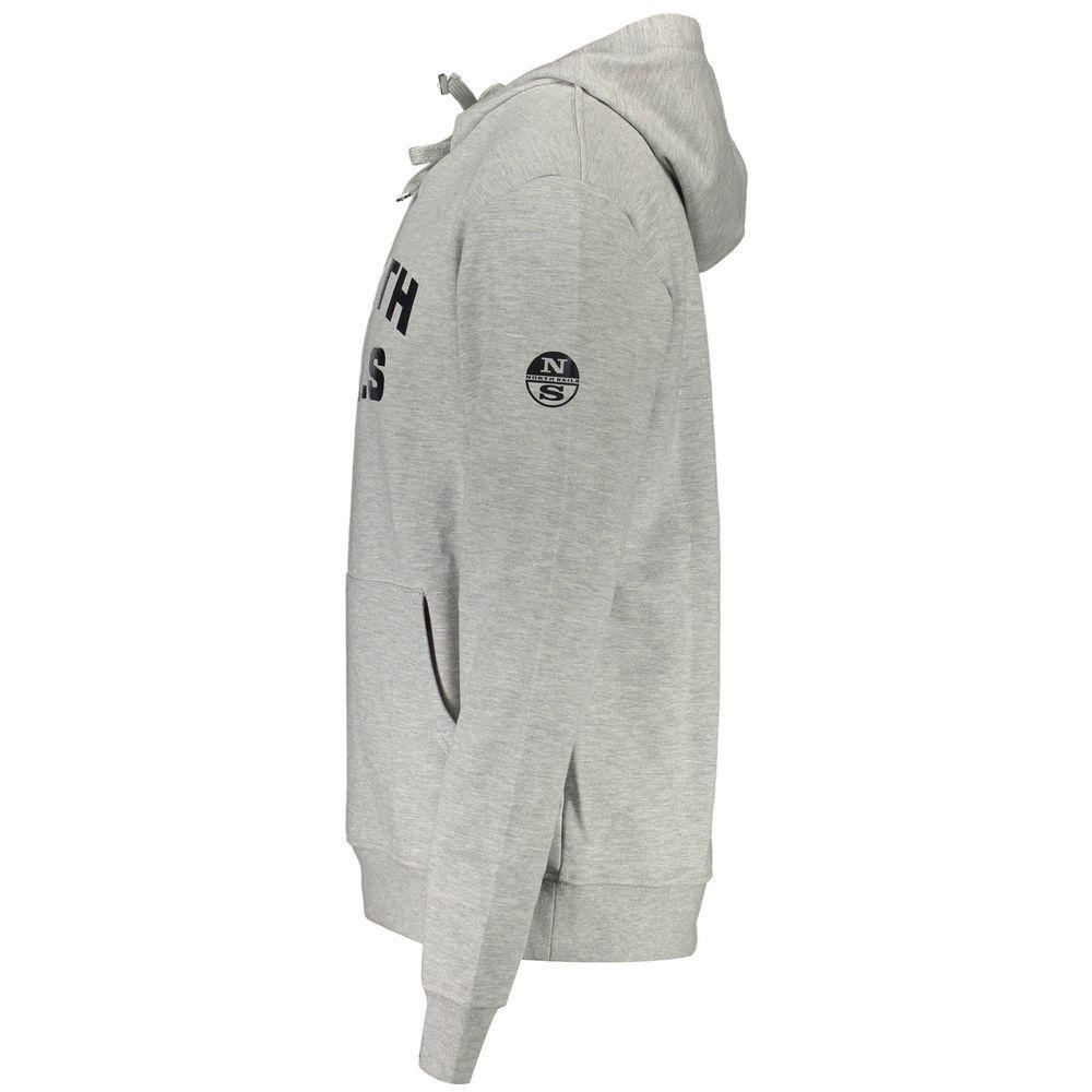 North Sails Gray Cotton Sweater NO-16052-M