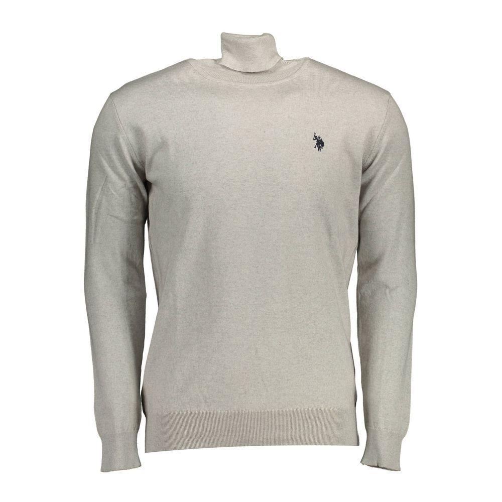 U.S. POLO ASSN. Gray Cotton Sweater US-16902-L