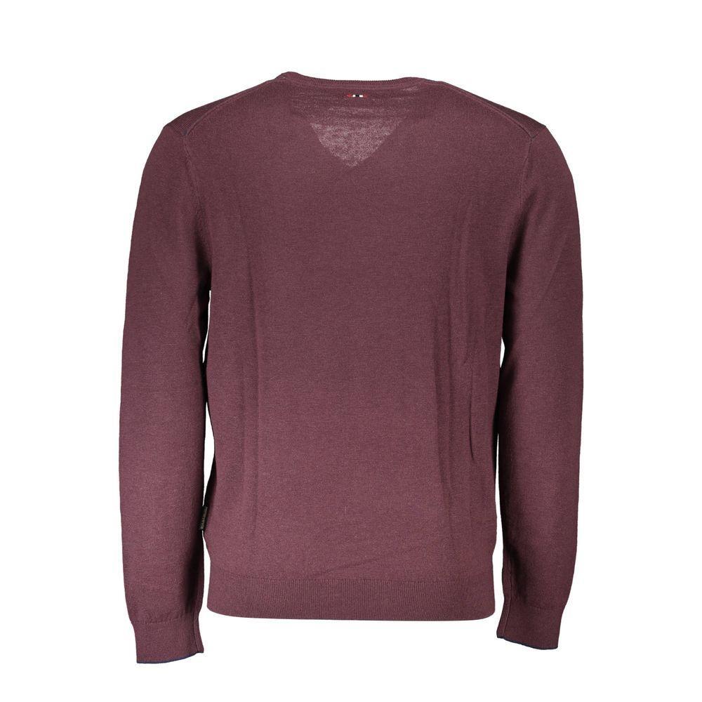 Napapijri Red Wool Sweater NA-21708-XS