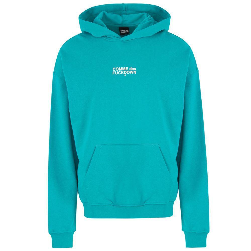 Comme Des Fuckdown Green Cotton Sweater CO-15722-XS