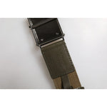 Dolce & Gabbana Military Green Nylon Logo Metal Buckle Belt BEL9489-95