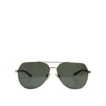 Dolce & Gabbana Black 18K Gold Plated Polarized Steel DG2133K Sunglasses