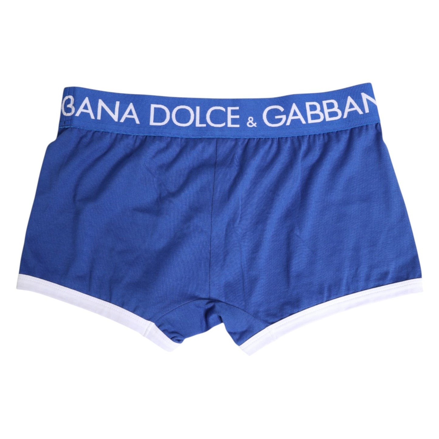 Dolce & Gabbana Blue Cotton Stretch Regular Boxer Underwear BIK1687-4