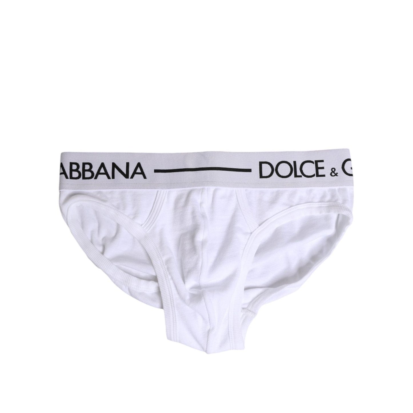 Dolce & Gabbana White Cotton Stretch Regular Brief Underwear BIK1741-41