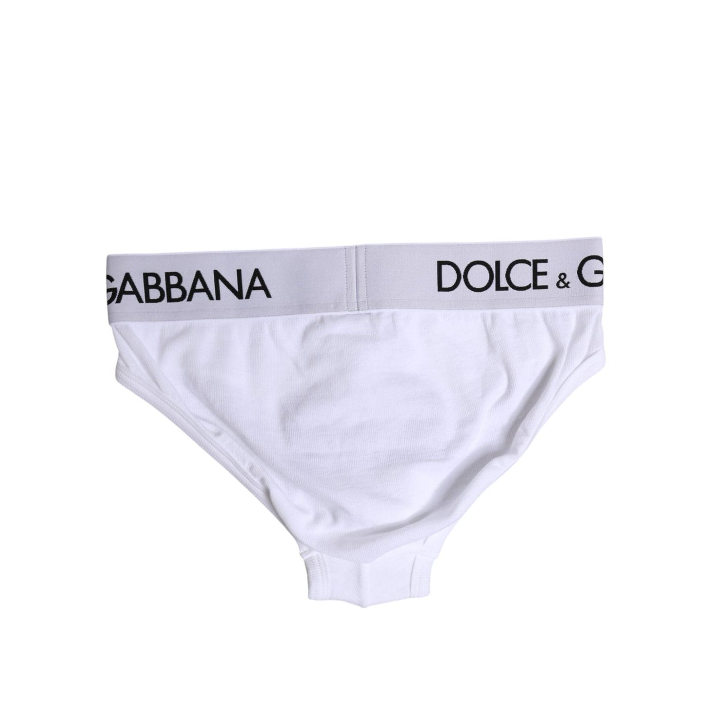 Dolce & Gabbana White Cotton Stretch Regular Brief Underwear BIK1742-4