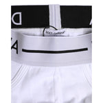Dolce & Gabbana White Cotton Stretch Regular Brief Underwear BIK1742-4