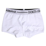 Dolce & Gabbana White Cotton Stretch Regular Boxer Underwear BIK1747-4