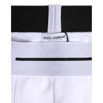 Dolce & Gabbana White Cotton Stretch Regular Boxer Underwear BIK1747-4