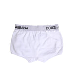 Dolce & Gabbana White Cotton Stretch Regular Boxer Underwear BIK1750-4