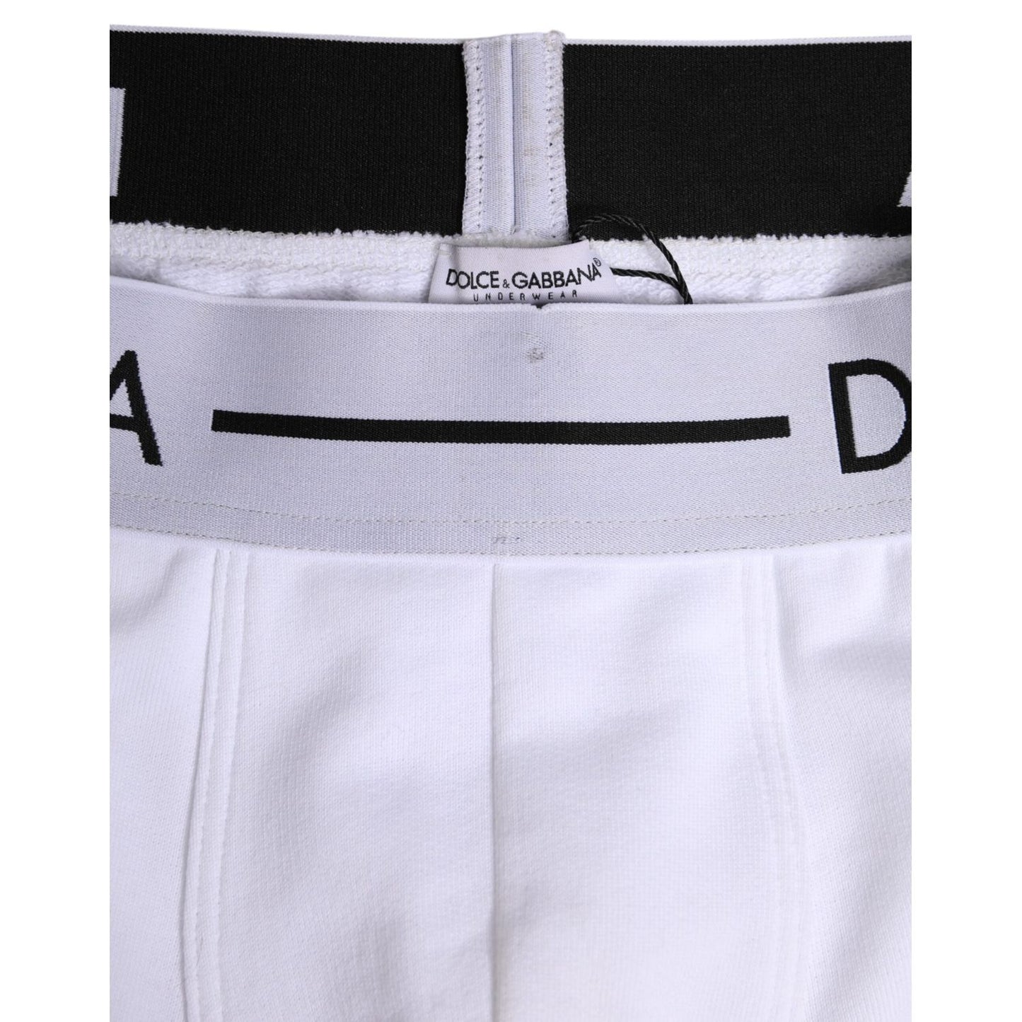 Dolce & Gabbana White Cotton Stretch Regular Boxer Underwear BIK1750-4