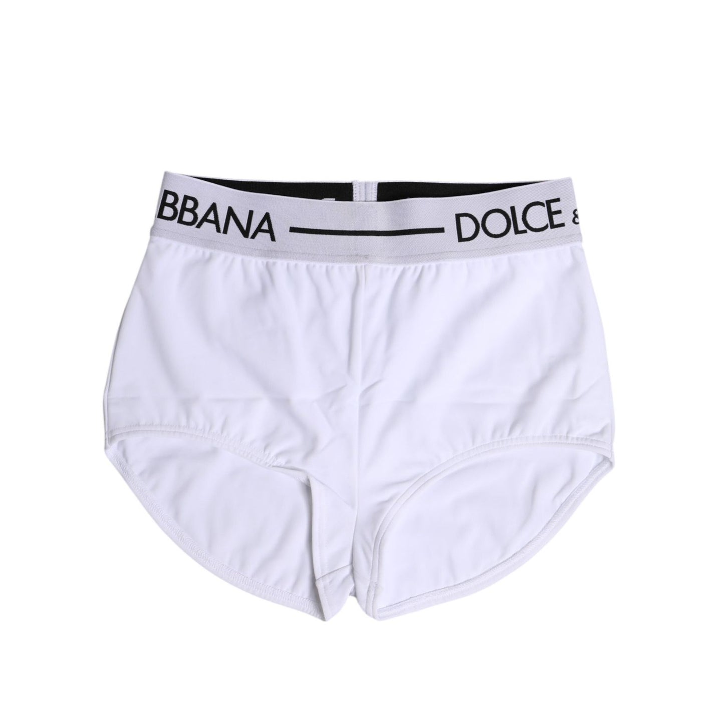 Dolce & Gabbana White Nylon Logo Waistband Boxer Brief Underwear BIK1759-40