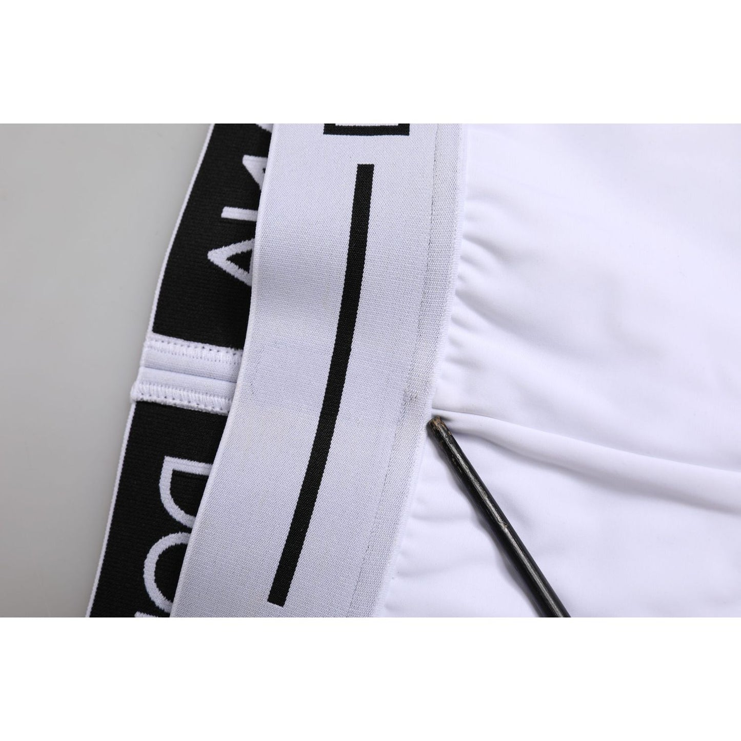 Dolce & Gabbana White Nylon Logo Waistband Boxer Brief Underwear BIK1759-40