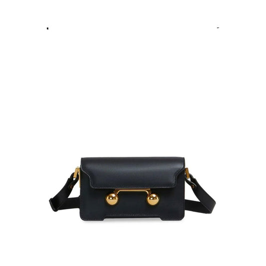 Marni Black Calfskin Belt Bag