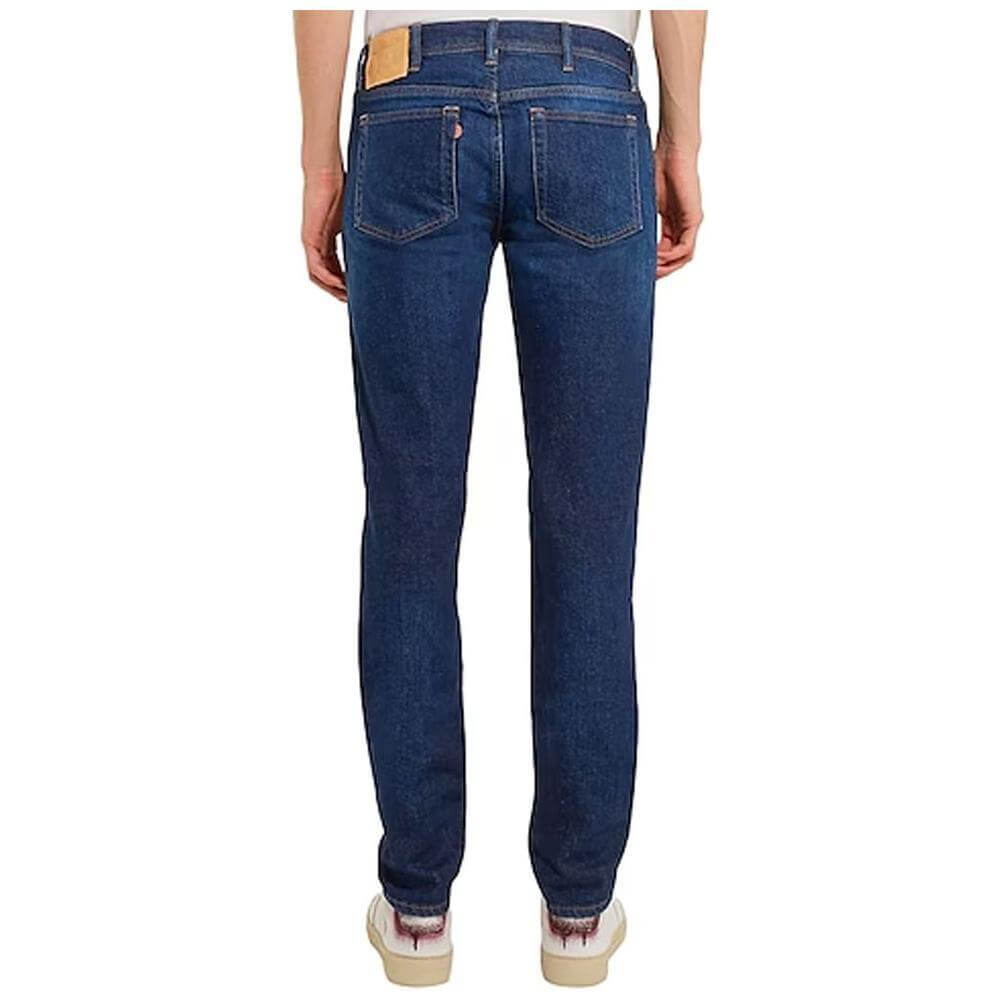 Acne Studios River Dark Blue Cotton Denim Jeans AC-8847107784916-W33