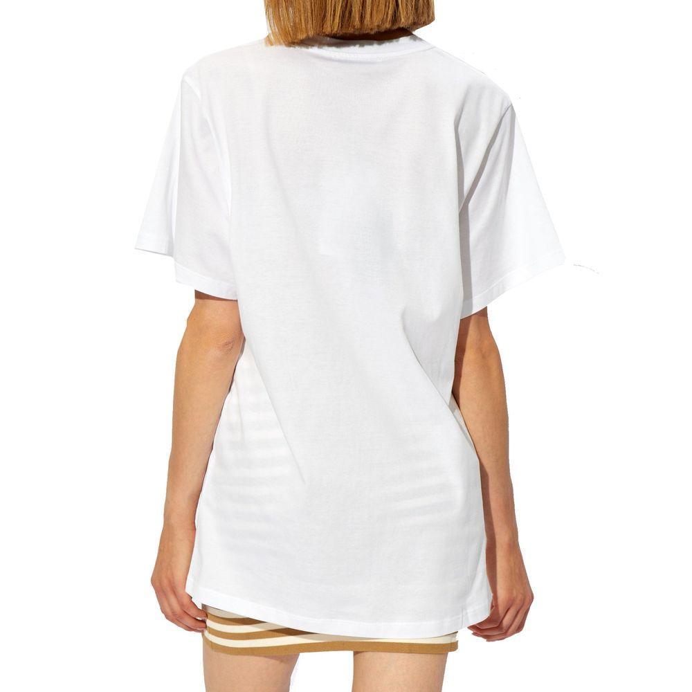 Max Mara Mango Logo Embroidered Cotton T-Shirt MA-8777823256788-L
