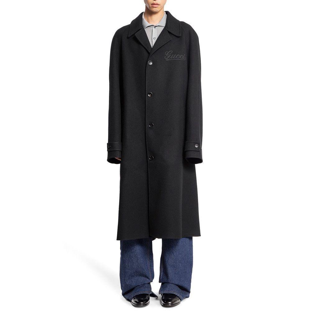 Gucci Wool Long Coat GU-8815788851412-IT50 | L