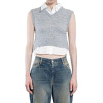 Acne Studios Layered-V-Neck Vest AC-8817250861268-S