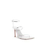 Amina Muaddi Maya Leather Sandals AM-8802818719956-EU35/US5