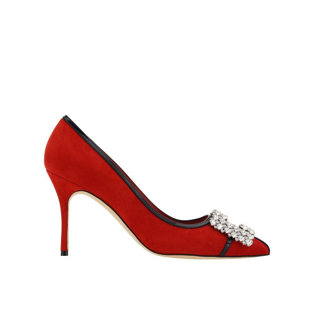 Manolo Blahnik Tuberian 90 Suede Pumps MA-8735517212884-EU36.5/US6.5