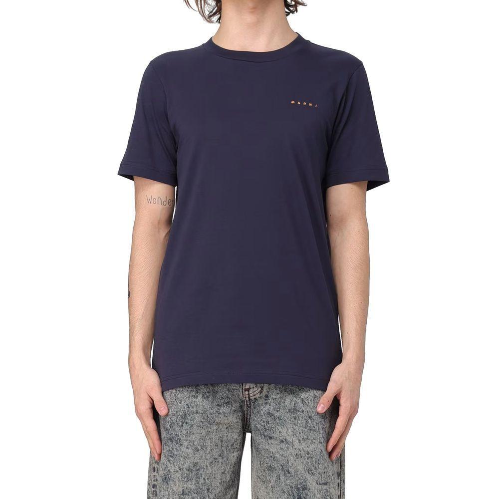 Marni Cotton Logo T-Shirt MA-8735518654676-IT46 | S