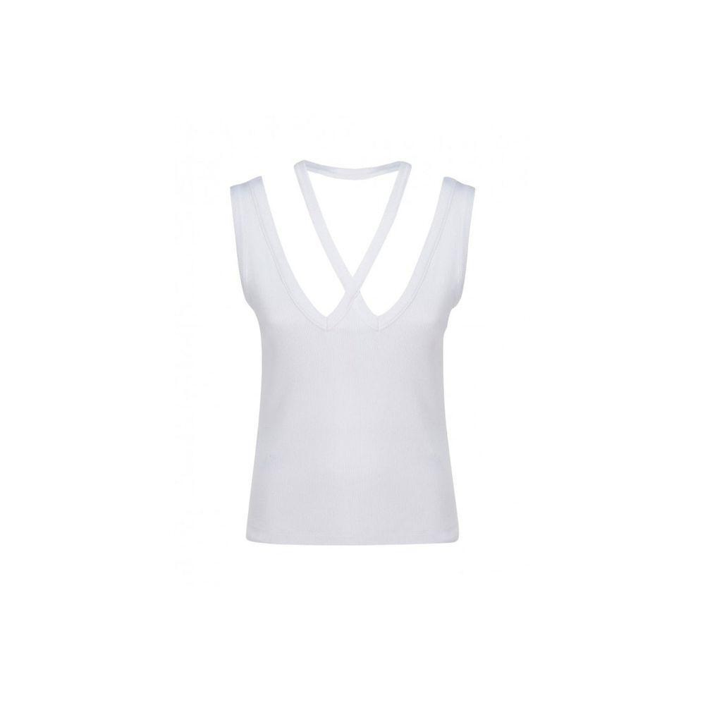 MM6 Maison Margiela Ribbed Cotton Top MM-8736510935252-S