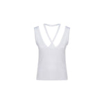 MM6 Maison Margiela Ribbed Cotton Top MM-8736510935252-S
