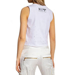 Balmain Printed Cotton Cropped T-Shirt BA-8736273236180-L