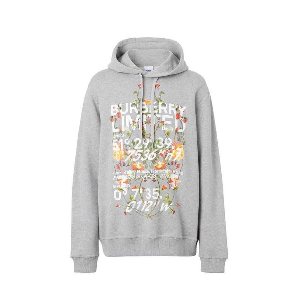 Burberry Logo Cotton Sweater BU-8736299024596-XXS