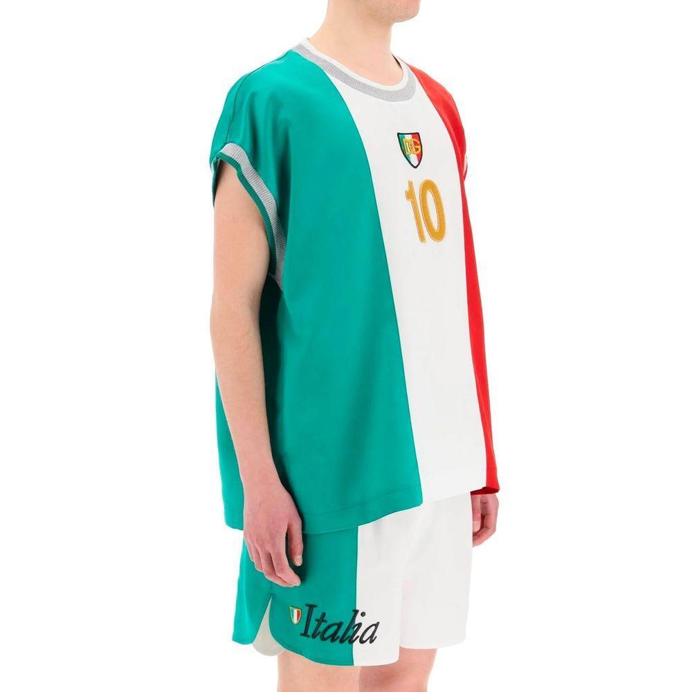 Dolce & Gabbana Satin T-shirt DO-8736359645396-M